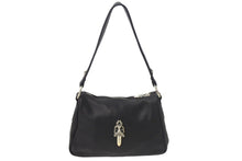 Load image into Gallery viewer, 新品未使用 CHROME HEARTS クロムハーツ チキンナゲットスモール ショルダーバッグ ダガー レザー シルバー925 ブラック 中古 4c068448