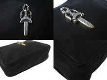Load image into Gallery viewer, 新品未使用 CHROME HEARTS クロムハーツ チキンナゲットスモール ショルダーバッグ ダガー レザー シルバー925 ブラック 中古 4c068448