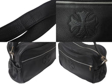 Load image into Gallery viewer, 極美品 CHROME HEARTS クロムハーツ ショルダーバッグ DIAPER BAG ダイパーバッグ ダガー クロスパッチ シルバー925 中古 4c068539