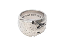 Load image into Gallery viewer, CHROME HEARTS クロムハーツ FLEURKNEE SINGLE フレアニー シングル リング サイズ23号 重量26.9g シルバー925 2007刻印 良品 中古 4c068643