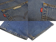 Load image into Gallery viewer, CHROME HEARTS クロムハーツ デニムパンツ リーバイス ドレイク オーダー クロスパッチ サイズ36 ブルー 美品 中古 4c068673