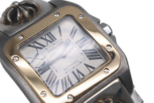 Load image into Gallery viewer, 極美品 CHROME HEARTS クロムハーツ カスタムオーダー カルティエ サントス100 LM W200728G コンビ 中古 4c068742ch