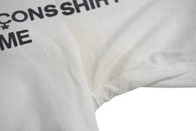 Load image into Gallery viewer, Supreme シュプリーム COMME des GARCONS SHIRT コムデギャルソンシャツ 長袖Tシャツ サイズL 15AW ホワイト ブラック コットン 良品 中古 4c068749