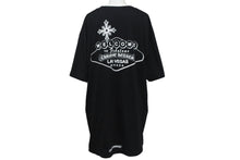 Load image into Gallery viewer, CHROME HEARTS クロムハーツ 半袖Tシャツ ラスベガス限定 サイズXL ホースシュー プリント ブラック コットン 美品 中古 4c068753