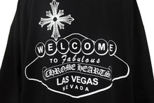 Load image into Gallery viewer, CHROME HEARTS クロムハーツ 半袖Tシャツ ラスベガス限定 サイズXL ホースシュー プリント ブラック コットン 美品 中古 4c068753