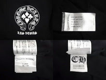 Load image into Gallery viewer, CHROME HEARTS クロムハーツ 半袖Tシャツ ラスベガス限定 サイズXL ホースシュー プリント ブラック コットン 美品 中古 4c068753