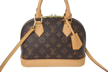 Load image into Gallery viewer, LOUIS VUITTON ルイヴィトン アルマBB ハンドバッグ M53152 ショルダー 2WAY モノグラムキャンバス PVC レザー 美品 中古 4c068782