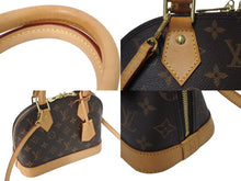 Load image into Gallery viewer, LOUIS VUITTON ルイヴィトン アルマBB ハンドバッグ M53152 ショルダー 2WAY モノグラムキャンバス PVC レザー 美品 中古 4c068782
