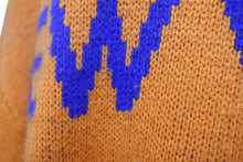 Load image into Gallery viewer, Supreme シュプリーム ニット セーター 20SS New York Sweater ジャガードクルーネック マンハッタン オレンジ 美品 中古 4c068941