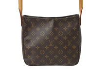 Load image into Gallery viewer, LOUIS VUITTON ルイヴィトン ルーピングMM ハンドバッグ M51146 モノグラム ゴールド金具 ブラウン 美品 中古 4c069020