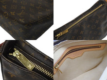 Load image into Gallery viewer, LOUIS VUITTON ルイヴィトン ルーピングMM ハンドバッグ M51146 モノグラム ゴールド金具 ブラウン 美品 中古 4c069020