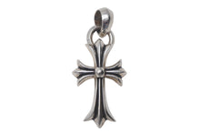 Load image into Gallery viewer, 極美品 CHROME HEARTS クロムハーツ スモールCHクロス ベイル ペンダントトップ 重量23g シルバー 1991/Sterling刻印 中古 4c069068
