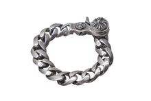 Load image into Gallery viewer, Chrome Hearts クロムハーツ ID クロス ブレスレット ユニセックス 117g 20cm シルバー925 中古 美品 4c069331