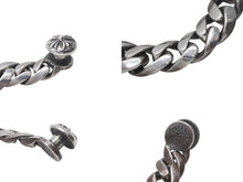 Load image into Gallery viewer, Chrome Hearts クロムハーツ ID クロス ブレスレット ユニセックス 117g 20cm シルバー925 中古 美品 4c069331