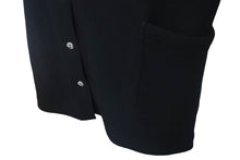 Load image into Gallery viewer, CHROME HEARTS クロムハーツ コート クロスボールボタン サイズL ブラック ウール シルバー925 美品 中古 4c069346
