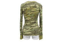 Load image into Gallery viewer, CHROME HEARTS クロムハーツ 長袖シャツ 迷彩 サーマル ロンT 002012162 サイズM コットン カモフラ柄 美品 中古 4c069486