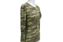 Load image into Gallery viewer, CHROME HEARTS クロムハーツ 長袖シャツ 迷彩 サーマル ロンT 002012162 サイズM コットン カモフラ柄 美品 中古 4c069486