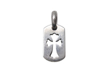 Load image into Gallery viewer, CHROME HEARTS クロムハーツ タイニー カットアウトクロスドッグタグ ペンダント 重量約3g 2006/.925刻印 シルバー925 美品 中古 4c069550