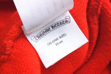 Load image into Gallery viewer, 新品未使用 CHROME HEARTS クロムハーツ ウール ワッチキャップ ニットキャップ ビーニー CHプラス 刺繍 レッド アクリル ONE SIZE 中古 4c069638