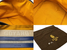 Load image into Gallery viewer, GOYARD ゴヤール ボウリング45バッグ ボストンバッグ BOWLIN045TY12CL12P ネイビー PVC レザー シルバー金具 良品 中古 4c069781