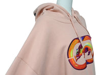 Load image into Gallery viewer, 極美品 ECKO Dear1993.art PRAYER WARRIOR Rhino Hoodie ピンク コットン マルチカラー刺繍 サイズXL 中古 4c069868