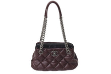 Load image into Gallery viewer, 極美品 CHANEL シャネル マトラッセ ココマーク 2way ハンドバッグ チェーンショルダーバッグ 18番台 ワインレッド ブラック 中古 4c070197