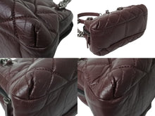 Load image into Gallery viewer, 極美品 CHANEL シャネル マトラッセ ココマーク 2way ハンドバッグ チェーンショルダーバッグ 18番台 ワインレッド ブラック 中古 4c070197