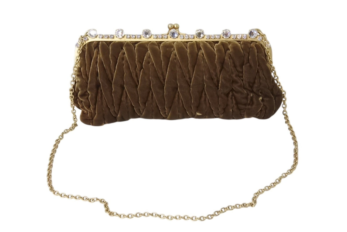【美品・希少】MIUMIUミュウミュウ ベルト チェーン ゴールド イタリア製 美品・希少】MIUMIUミュウミュウ ベルト チェーン ゴールド