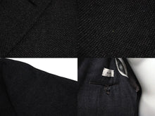 Load image into Gallery viewer, CARUSO カルソー セットアップ ウール ナイロン ジャケット パンツ イタリア製 ブラック グレー 美品 中古 4c070302