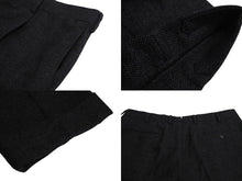 Load image into Gallery viewer, CARUSO カルソー セットアップ ウール ナイロン ジャケット パンツ イタリア製 ブラック グレー 美品 中古 4c070302