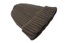 Load image into Gallery viewer, 新品未使用 KAPITAL キャピタル ビーニー ニット帽 ツギハギ ニット 帽子 ブラウン ブルー EK1510XH 中古 4c070336