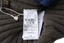 Load image into Gallery viewer, 新品未使用 KAPITAL キャピタル ビーニー ニット帽 ツギハギ ニット 帽子 ブラウン ブルー EK1510XH 中古 4c070336