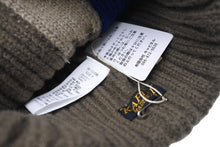 Load image into Gallery viewer, 新品未使用 KAPITAL キャピタル ビーニー ニット帽 ツギハギ ニット 帽子 ブラウン ブルー EK1510XH 中古 4c070336