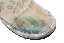 Load image into Gallery viewer, FUTURA LABORATORIES フューチュラ ラボラトリーズ ドルプリント スリッパ コットン カーキ ベージュ 美品 中古 4c070422