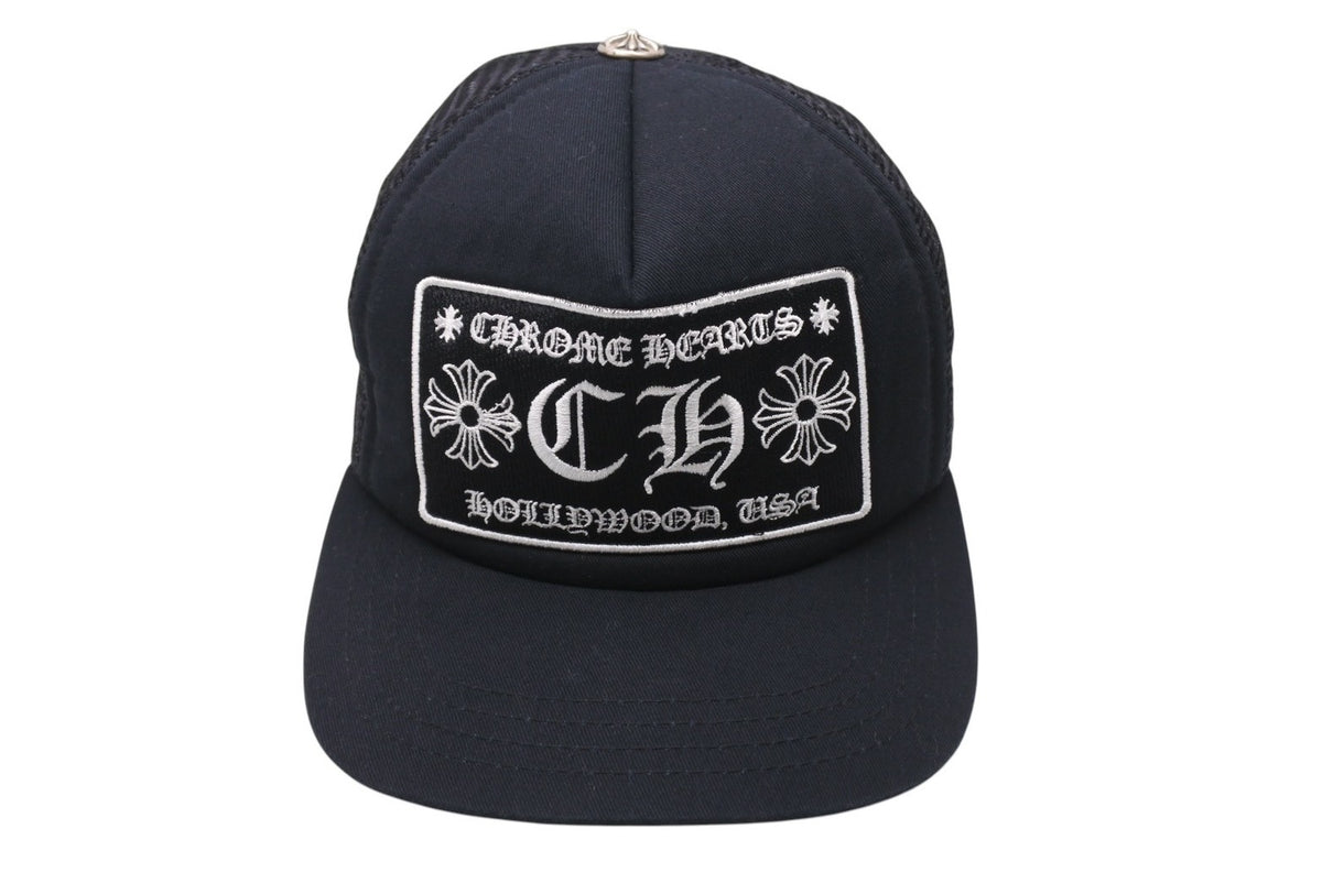 CHRONIC HEARTS トラッカーキャップ 黒 CHROME HEARTS 【CHROME HEARTS クロムハーツ アパレル キャップ