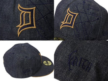 Load image into Gallery viewer, NEW ERA ニューエラ キャップ デニム NBA CHRIS WEBBER LIMITED 刺繍 サイズ7 3/4 62cm 美品 中古 4c070477