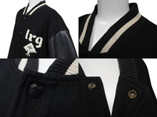 画像をギャラリービューアに読み込む, LRG エルアールジー スタジャン サイズXL ブラック 刺繍 ポリエステル ウール 103411 美品 中古 4c070478