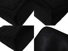 Load image into Gallery viewer, CHANEL シャネル 復刻トート ハンドバッグ ココマーク 6番台 キャビアスキン ブラック キルティング シルバー金具 美品 中古 4c070536