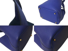 Load image into Gallery viewer, 極美品 HERMES エルメス ピコタンロックPM ハンドバッグ U刻印 ブルーフランス トリヨンクレマンス ゴールド金具 中古 4c070597