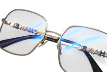 Load image into Gallery viewer, 新品未使用 CHANEL シャネル サングラス スクエア シェイプ ブルーライトカット GP ブラック ゴールド 2215S c.C395/SB 中古 4c070606