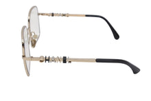 Load image into Gallery viewer, 新品未使用 CHANEL シャネル サングラス スクエア シェイプ ブルーライトカット GP ブラック ゴールド 2215S c.C395/SB 中古 4c070606