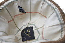Load image into Gallery viewer, Loro Piana ロロ ピアーナ ニットキャップ ニット ビーニー ロゴアップリケ カシミア コットン イタリア製 ブラウン 美品 中古 4c070688