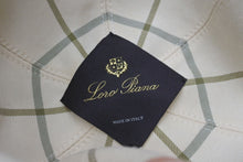 Load image into Gallery viewer, Loro Piana ロロ ピアーナ ニットキャップ ニット ビーニー ロゴアップリケ カシミア コットン イタリア製 ブラウン 美品 中古 4c070688