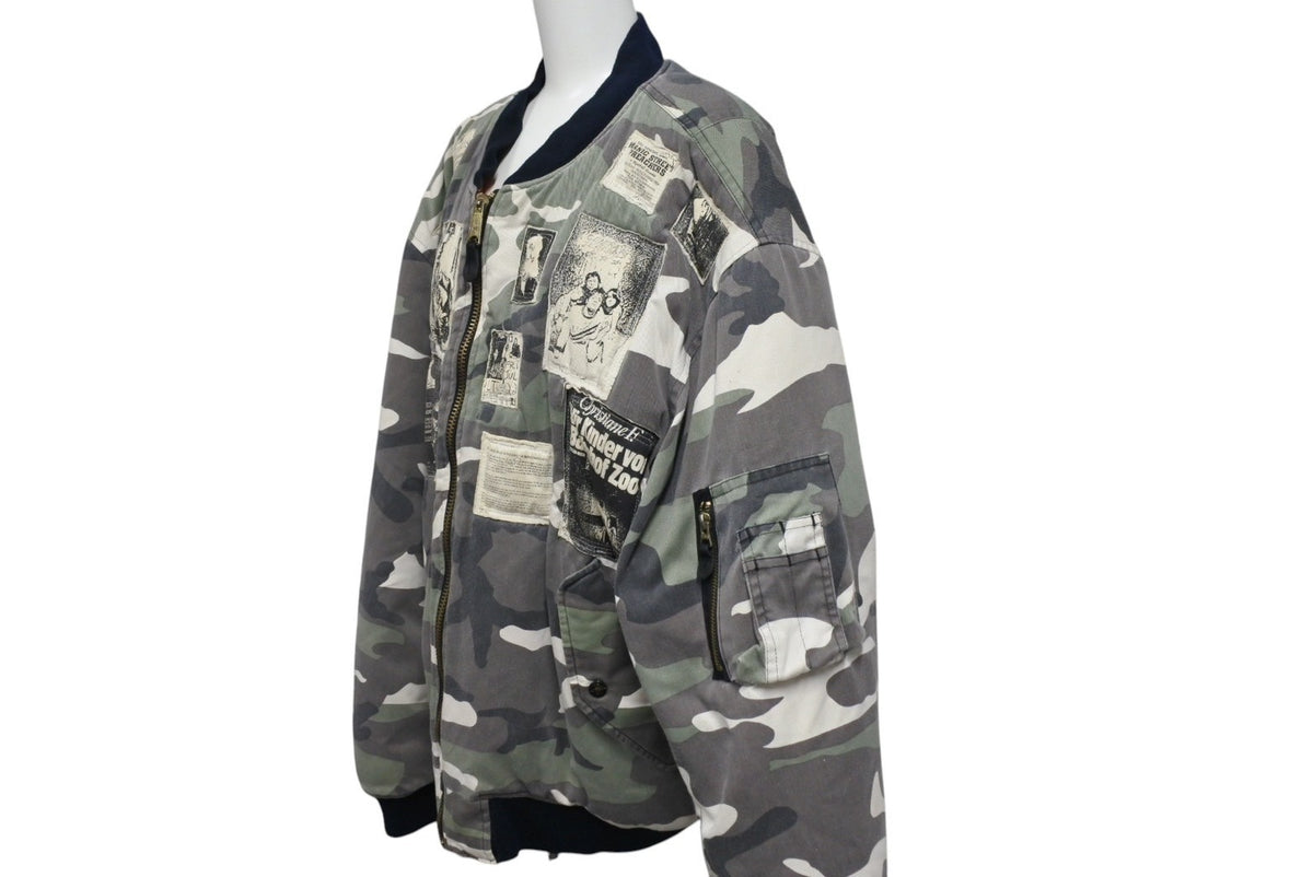 極美品 RAF SIMONS ラフシモンズ 01AW Riot期 パッチワーク