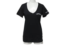 Load image into Gallery viewer, 新品未使用 Chrome hearts クロムハーツ 半袖 V ネックシャツ サイズM コットン ブラック 中古 4c070764