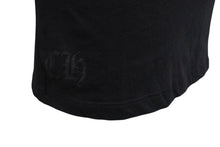Load image into Gallery viewer, 新品未使用 Chrome hearts クロムハーツ 半袖 V ネックシャツ サイズM コットン ブラック 中古 4c070764