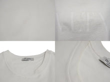 Load image into Gallery viewer, Valentino ヴァレンチノ 半袖Tシャツ VV3MG03S734 サイズS ロゴプリント ホワイト コットン 美品 中古 4c070776