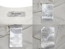Load image into Gallery viewer, Valentino ヴァレンチノ 半袖Tシャツ VV3MG03S734 サイズS ロゴプリント ホワイト コットン 美品 中古 4c070776