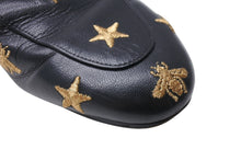 Load image into Gallery viewer, GUCCI グッチ サンダル ホースビット Horsebit ミュール レザー ブラック ゴールド金具 美品 中古 4c070799