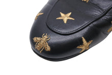 Load image into Gallery viewer, GUCCI グッチ サンダル ホースビット Horsebit ミュール レザー ブラック ゴールド金具 美品 中古 4c070799